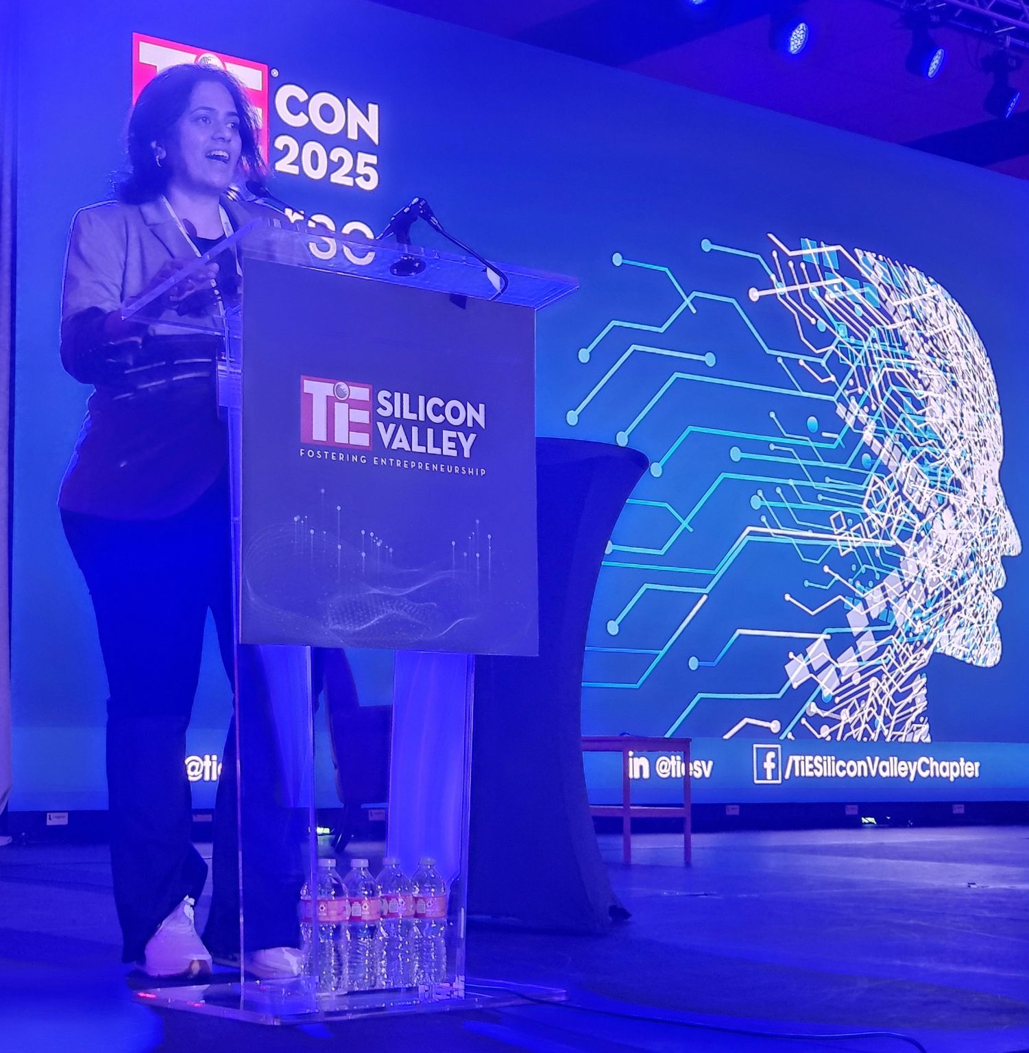 Rani speaking at TiE Silicon Valley